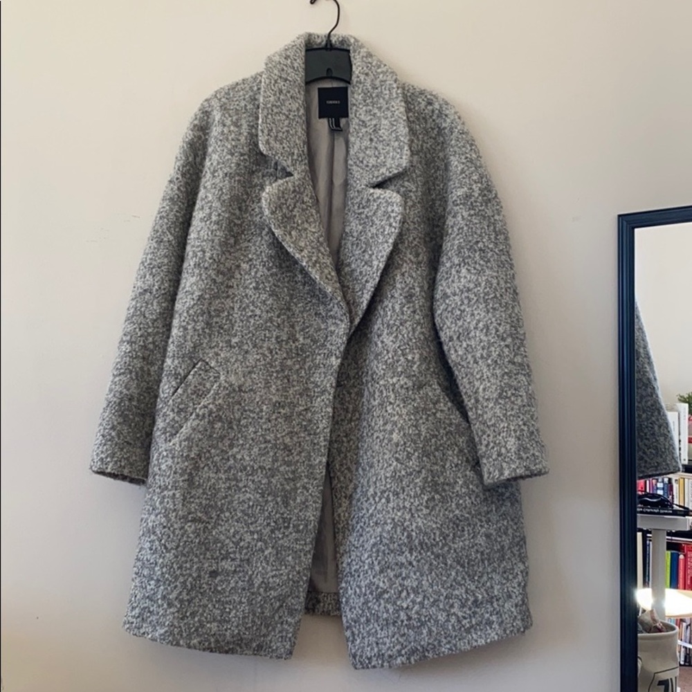 F21 Heavy Gray Coat size M
